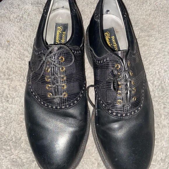 Footjoy classics four golf shoes size 10 - Picture 3 of 6